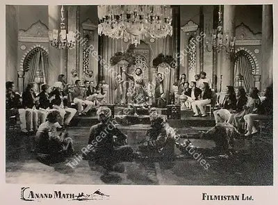 Dronacharya (Cinematographer), Anand Math, 1952, Lobby Card