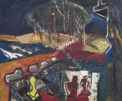 Avinash Chandra (Artist), Untitled, 1950, Painting