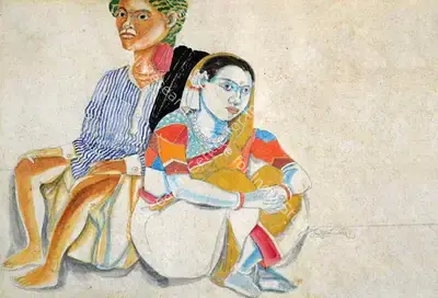 K. Laxma Goud (Artist), Untitled, 1996, Painting