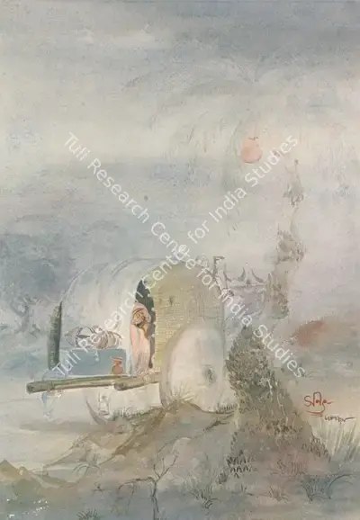 Sanat Chatterjee (Artist), Towards home, Painting
