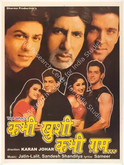 Hiroo Johar (Producer), Kabhi Khushi Kabhi Gham, 2001, Full Sheet Poster