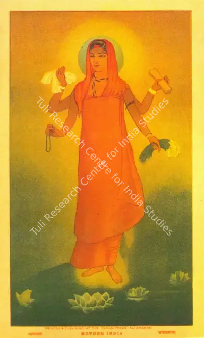 Abanindranath Tagore (Artist), Bharat Mata, 1910, Graphic Art