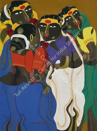 Thota Vaikuntam (Artist), Untitled, 1995, Painting
