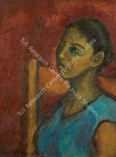 Hore, Somnath (Artist). Untitled, 1978 | Painting, AG.Mum/28.04.24, 2024 · Asta Guru