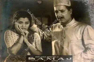 Vasant Joglekar (Director), Samaj, 1954, Lobby Card