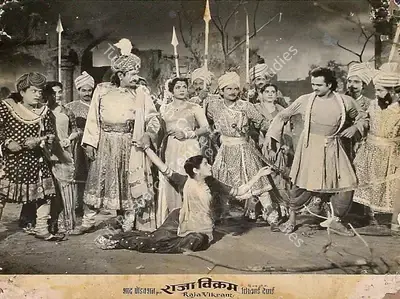Dhirubhai Desai (Director), Raja Vikram, 1957, Lobby Card