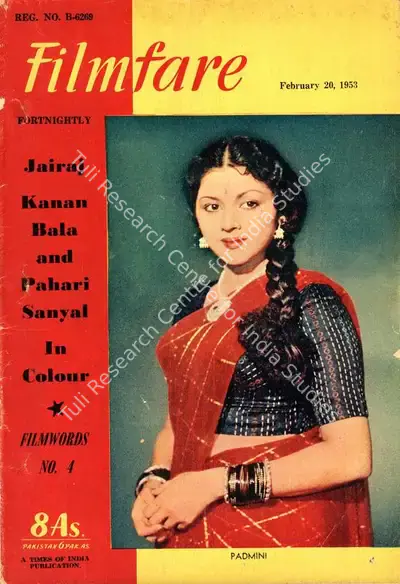 J.C. Jain (Editor), Filmfare, 1953, Magazine