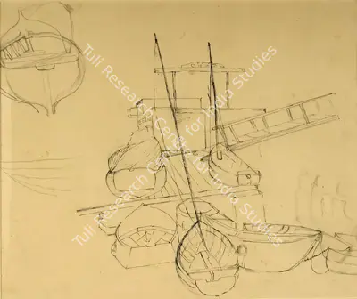 Nasreen Mohamedi (Artist), Untitled, 1959, Drawing