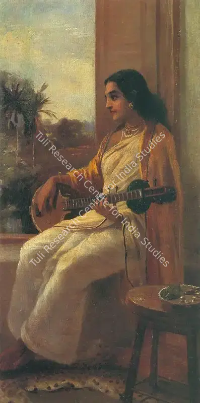 Raja Ravi Varma (Artist), Love Song, Painting