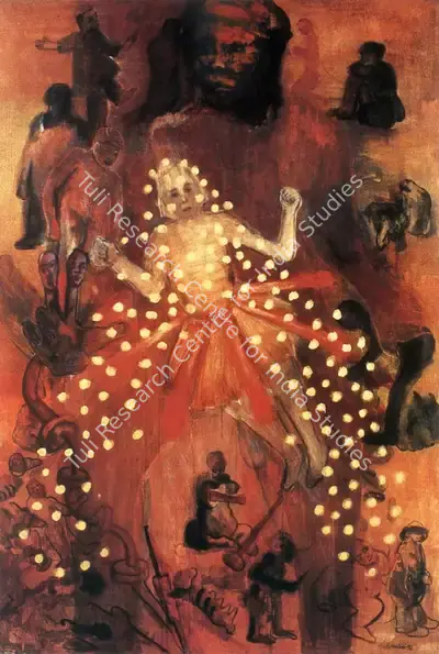 Nalini Malani (Artist), Mutant II, 1994, Painting
