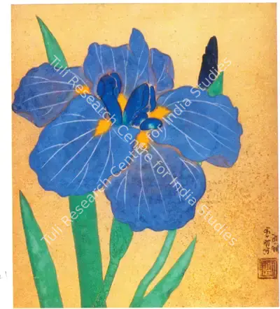 Kripal Singh Shekhawat (Artist), Flowers, Painting