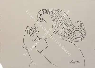 Manjit Bawa (Artist), Untitled, 1992, Drawing