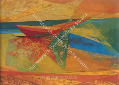 Jehangir Sabavala (Artist), Missile, 1962, Painting