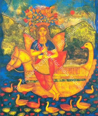 Jayshri Burman (Artist), Untitled, 2001, Painting