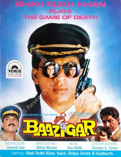Ganesh Jain (Producer), Baazigar, 1993, Song-Synopsis Booklet