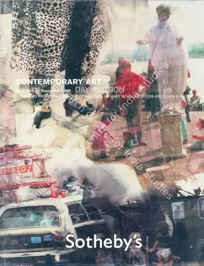 Sotheby's (Auction House), Contemporary Art, 2009, Auction Catalogue