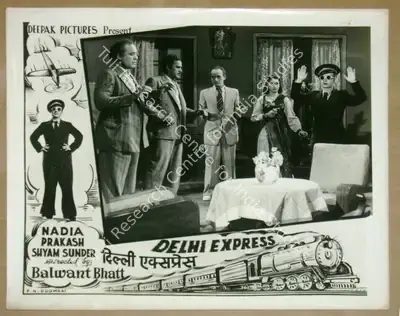 Balwant Bhatt (Director), Delhi Express, 1949, Lobby Card