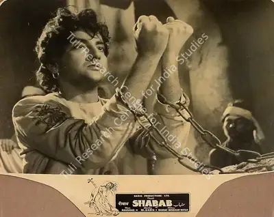 M. Sadiq (Director), Shabab, 1954, Lobby Card