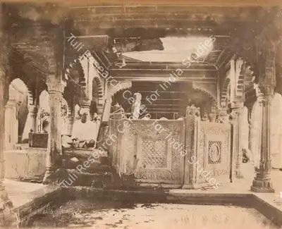 John Edward Sache (Photographer), Ruined interior of a mosque, 1880, Antiquarian Photograph