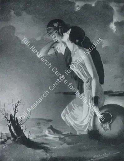 Sobha Singh (Artist), Sohni-Mahinwal, Painting
