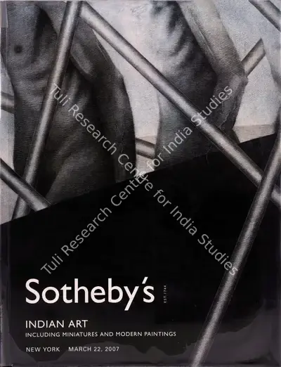 Sotheby's (Auction House). Indian Art - Including Miniatures and Modern Paintings. 22 March 2007, New York | Auction Catalogue | EconomicsArt | 00861956