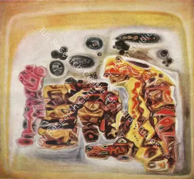 Ambadas (Artist), Commotion, 1964, Painting