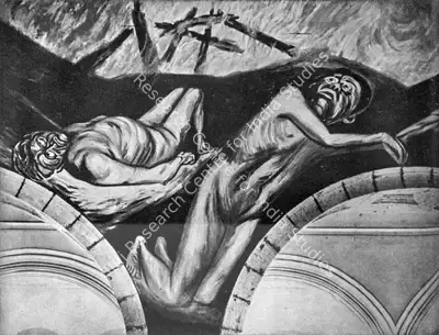 Orozco (Artist), The Outcasts , 1937, Painting