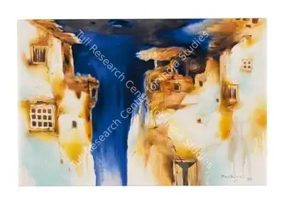 P.N. Choyal (Artist), View, 1999, Painting