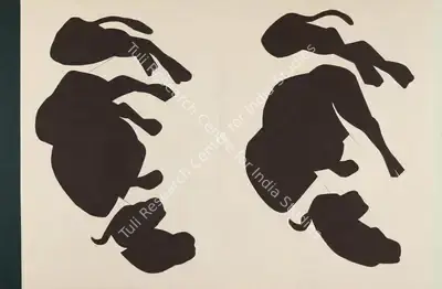 Mehta, Tyeb (Artist). Bulls, 2005-2007 | Painting, Sa.Onl/29.06.23, 2023 · Saffronart