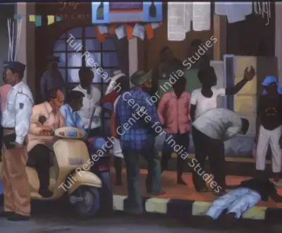 Sudhir Patwardhan (Artist), Citing the City, 2007, Solo Exhibition Invitation