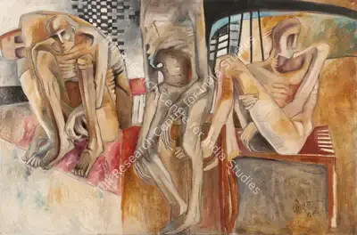 Rameshwar Broota (Artist), What to Do, 1966, Painting