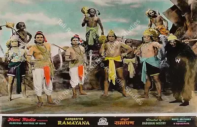 Aga Hasham (Cinematographer), Sampoorna Ramayana, 1961, Lobby Card