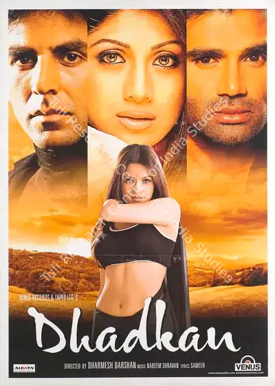Dharmesh Darshan (Director), Dhadkan, 2000, Full Sheet Poster