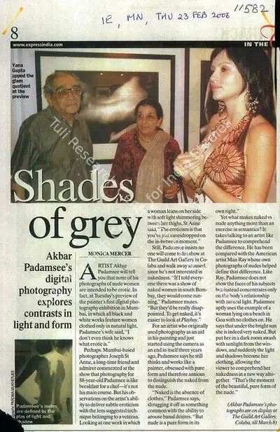 Monica Mercer (Writer), Shades of Grey, 2006, Newspaper clipping