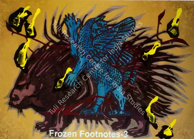 Jitish Kallat (Artist), Frozen Footnotes - 3, 2006, Painting