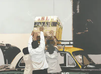 Subodh Gupta (Artist), Saat Samundar Paar V, Painting