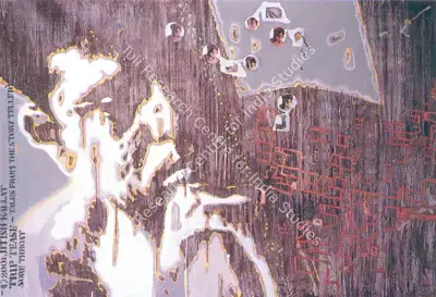 Jitish Kallat (Artist), Trip Tease-Tales From The Story Teller's Sore Throat, 2001, Painting