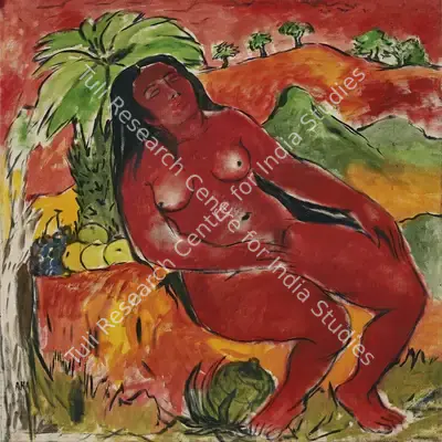Ara, K.H. (Artist). Untitled, c.1960 | Painting, AG.Onl/26.06.21, 2021 · Asta Guru