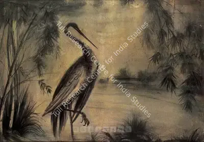 Roy Chowdhury, D.P. (Artist). The Crane. Watercolour on paper, early 1960s | Painting | FineArts | 00376575