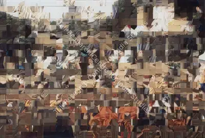Rashid Rana (Artist), Scatter in Time III, 2018, Print