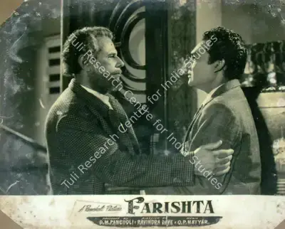 Prakash Malhotra (Cinematographer), Farishta, 1958, Lobby Card