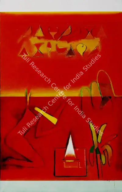 Nareen Nath (Artist), Untitled - Temple Series, Painting