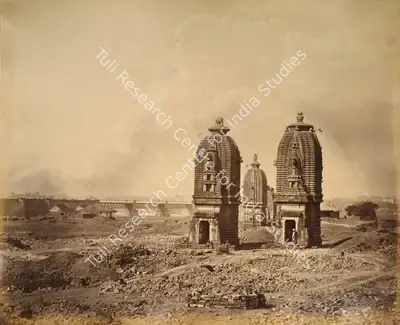 Studio V. & E. Pont (Photographic Studio), Burrakur Temples, Burdwan, Antiquarian Photograph