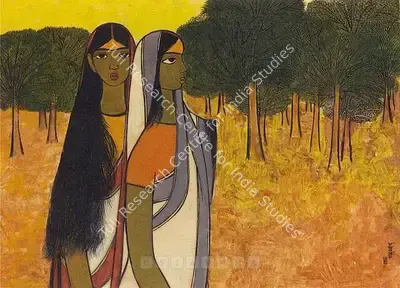B. Prabha (Artist), Untitled, 1960, Painting