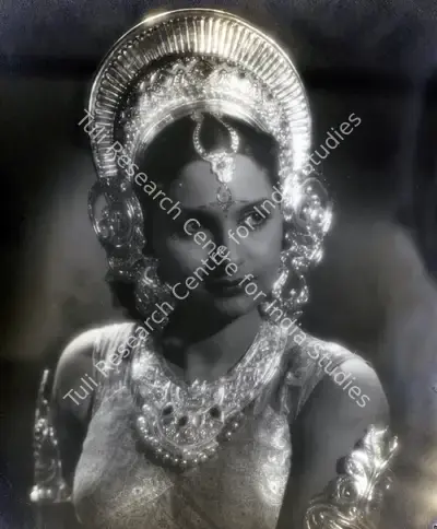 Shanti Kumar (Director), Usha Haran, 1949, Photographic Still
