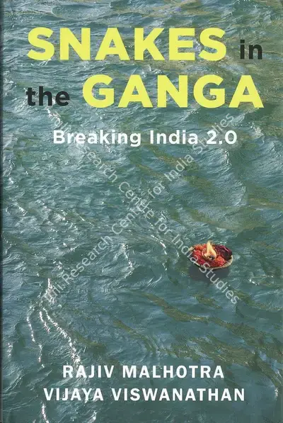 Rajiv Malhotra (Author), Sankes in the Ganga, 2022, Authored Book