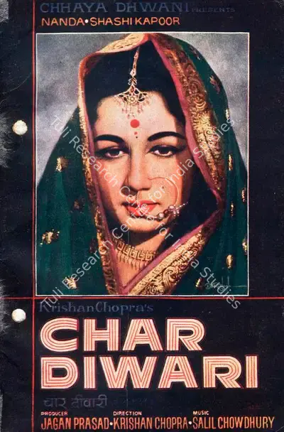 Krishan Chopra (Producer), Char Diwari, 1961, Song-Synopsis Booklet
