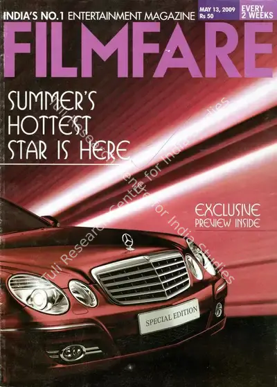 Jitesh Pillaai (Editor), Filmfare, 2009, Magazine