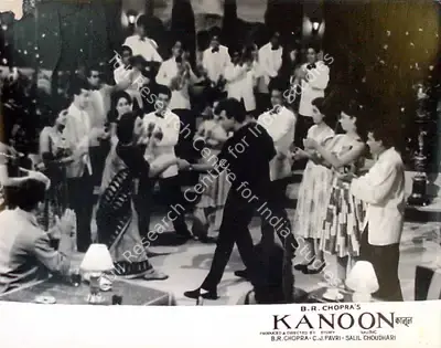 M.N. Malhotra (Cinematographer), Kanoon, 1960, Lobby Card