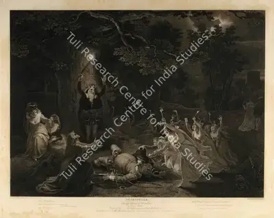 After Robert Smirke (Artist), Merry Wives of Windsor, 1795, Aquatint